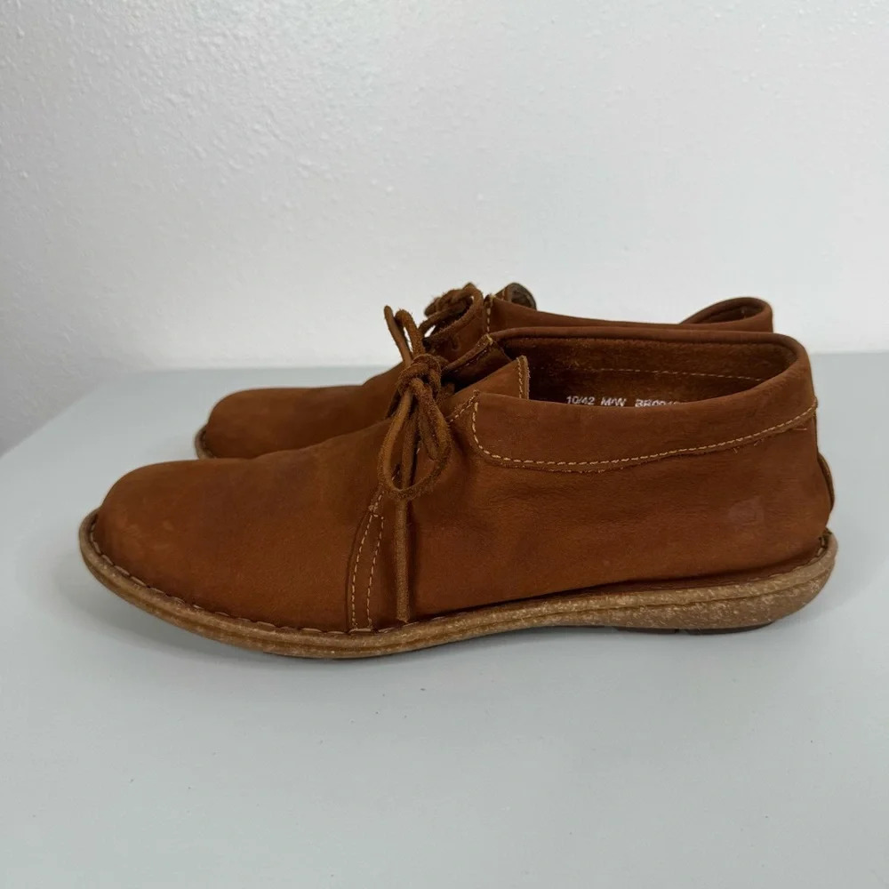 Born Nuala II Brown Leather‎ Chukka Boots Size 10